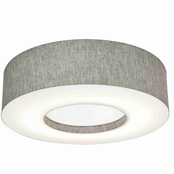 Afx Montclair 19'' Flush Mount - Grey Shade MCF1932MB-GY - main